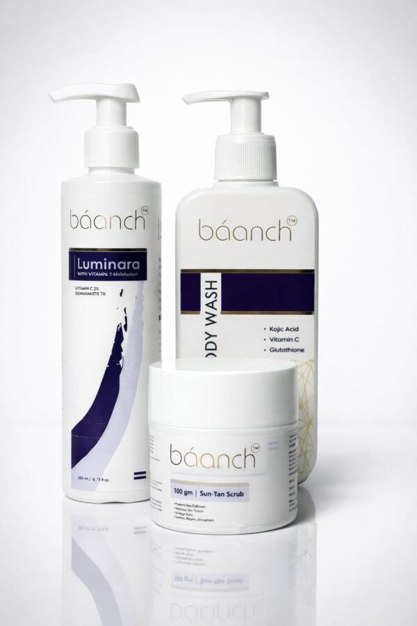 Baanch Full Body Tan Removal Combo for Arms, Legs & Glow